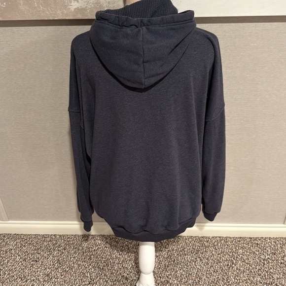 American Eagle Navy Blue Jegging Fit Zip-Up Hoodie size Medium - Picture 4 of 6